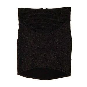 Black high waisted BeBe mini skirt
